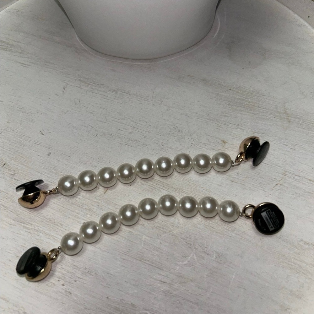 Elegant Pearl Crocs Charms